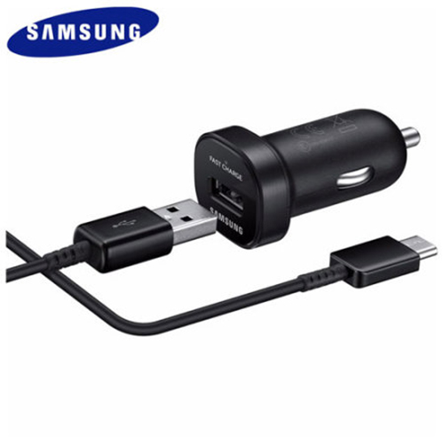 Official Galaxy S9 USB-C Mini Car Adaptive Fast Charger - Black